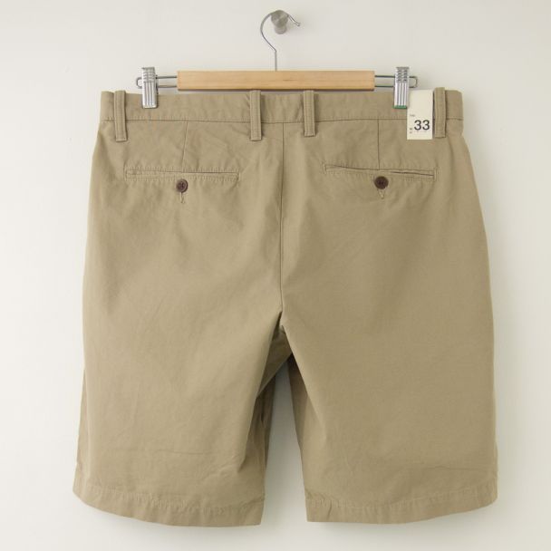 NEW Gap Flat Front 10" Short in Chino Iron Men's 33 - Back