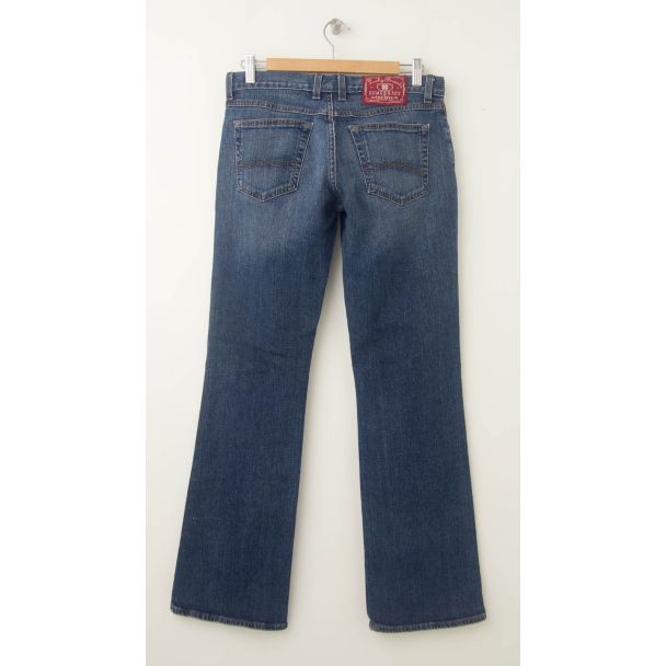 Lucky Brand Mid Rise Flare Jeans Women's 6/28 Regular (back)
