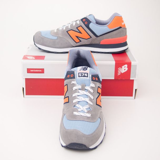 New Balance Men's Yacht Club 574 Classics Running Shoes ML574YCM Grey
