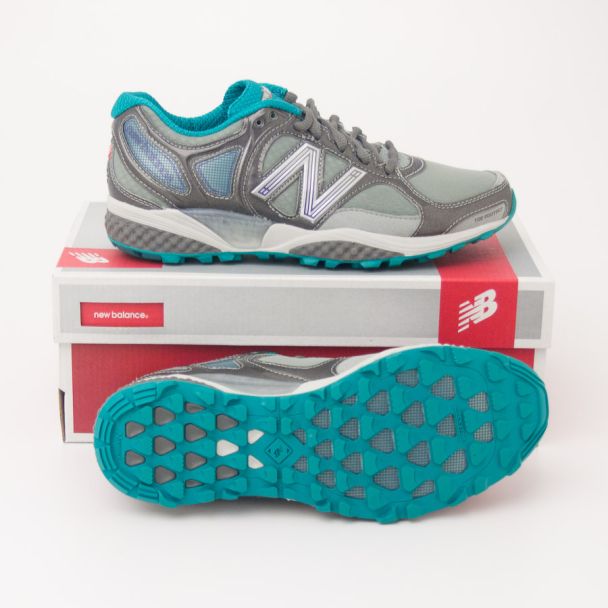 New Balance Women's 1110 Stability Trail Running Shoe in Grey WT1110R