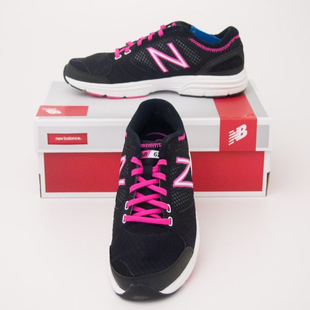 New Balance Women's 677v2 Cross-Trainer Shoes in Black WX677BP2