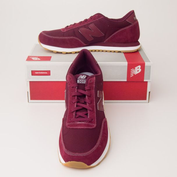 New Balance Men's Ballistic 501 Classic Running Shoe ML501UBG Burgundy