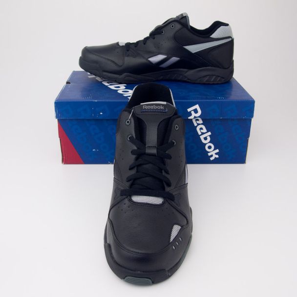 Reebok Men's Royal Satellite Cross-Training Shoes V47066 in Black/Rivet Grey
