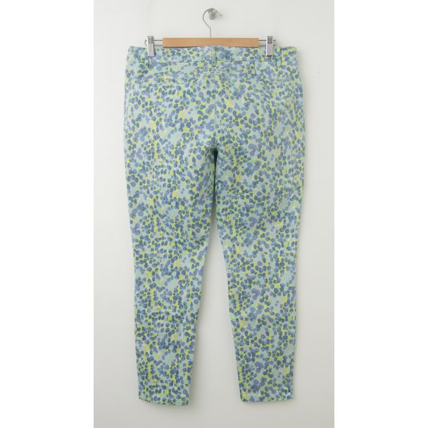 NEW Gap Skinny Mini Skimmer Khaki Pants in Multi Dots Print 