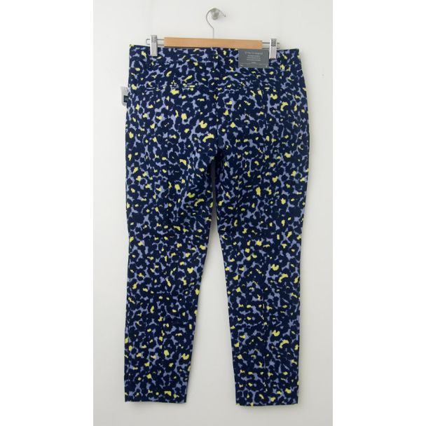 NEW Gap Slim Cropped Pants in Animal Print