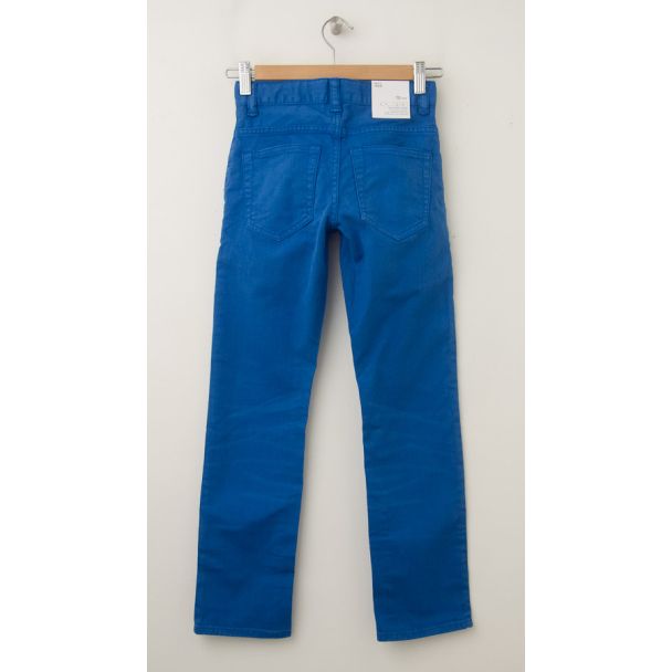NEW Gap Boy's 1969 Action Stretch Straight Jeans in Blue (back)