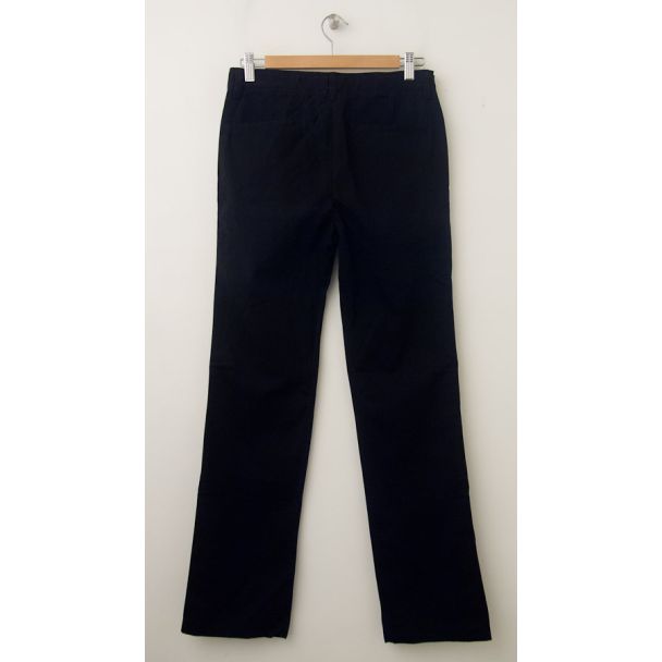 GapKids Boy's GapShield Uniform Straight Chino Pants in Basic Black (back)