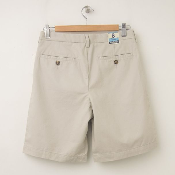 GapKids Boy's GapShield Easy Fit Pleated Short in Classic Stone (back)