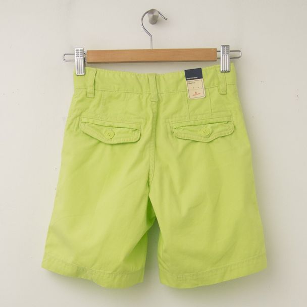 GapKids Boy's Flat Front Shorts in Locust (back)