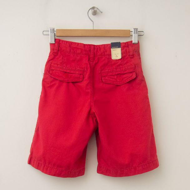 NEW GapKids Boy's Flat Front Shorts in Coral
