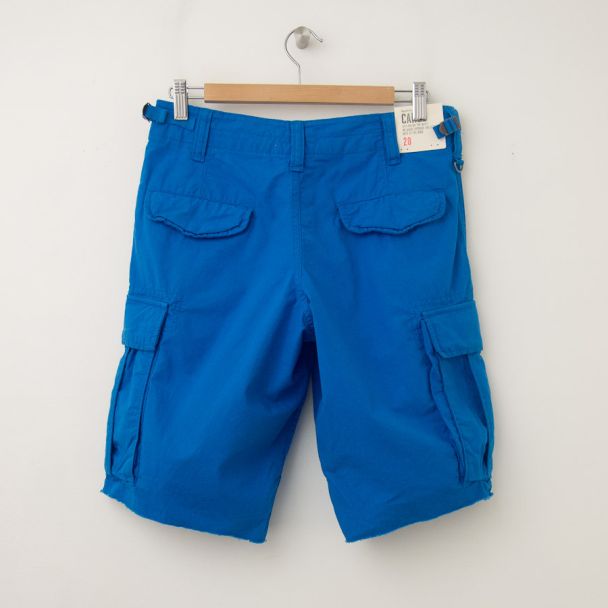 NEW Gap Ripstop Cargo Shorts in Blue Rapids (back)