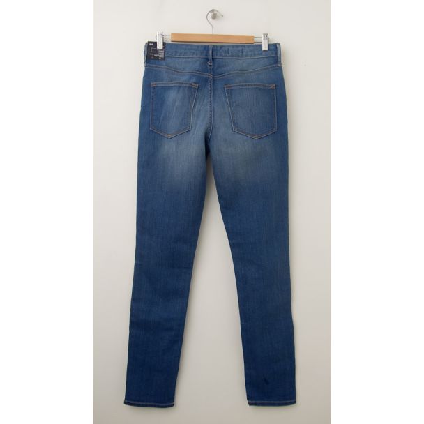 NEW Gap 1969 High Rise Skinny Jeans in Windward Wash (back)