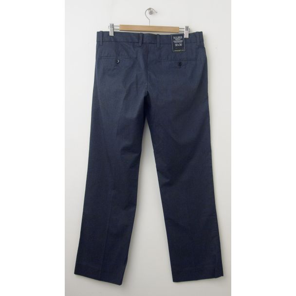NEW Gap Straight Fit Tailored Pants in Blue Heather (back)