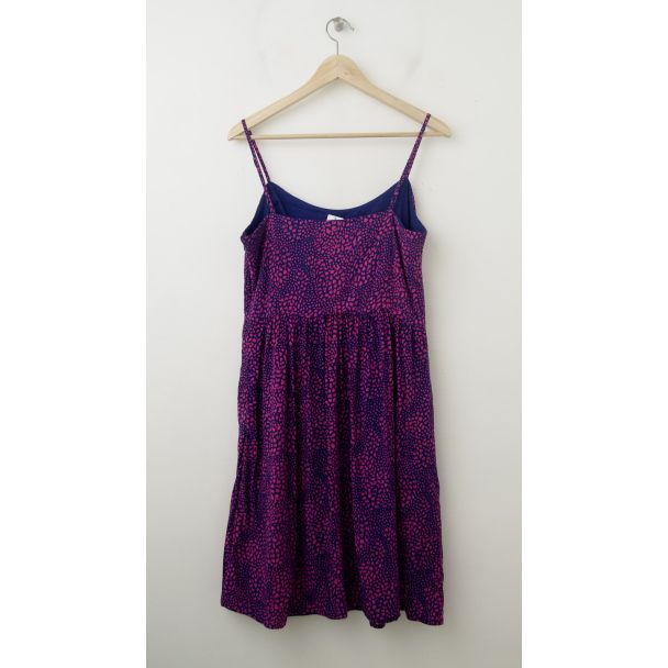 NEW Gap Printed Linda Spaghetti Strap Dress in Animal Print