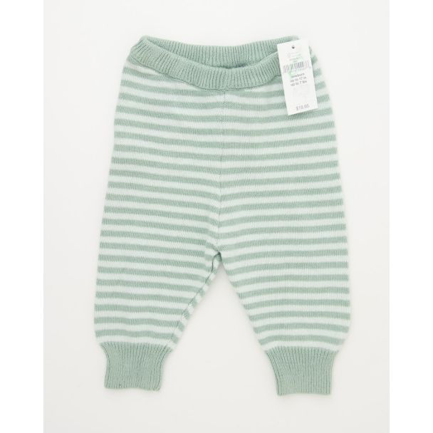 NEW babyGap Striped Sweater Pants in Sage Tint