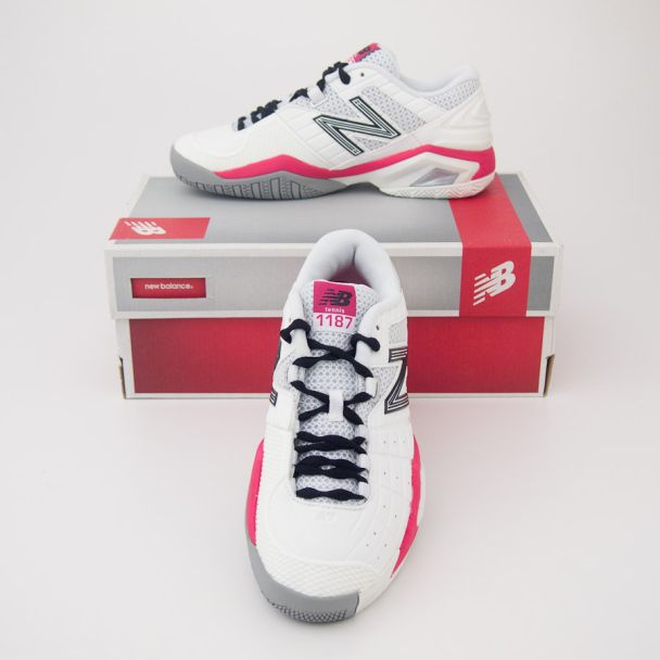 New Balance Women's 1187 Court/Tennis Stability Shoes WC1187WP White