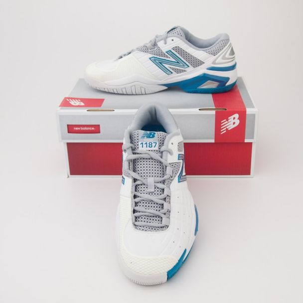 New Balance Women's 1187 Court/Tennis Stability Shoes WC1187WB White