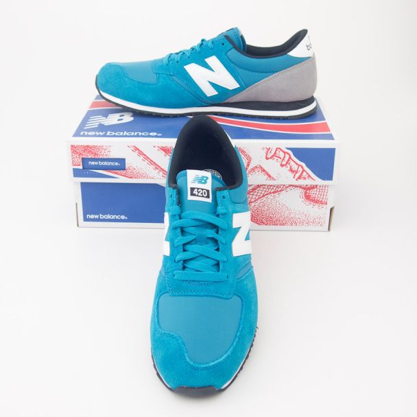 New Balance Unisex 420 Classics Running Shoes U420BKW in Blue 