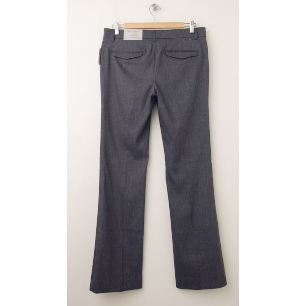 NEW Gap Modern Boot Linen Blend Pants in Dark Indigo