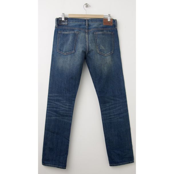 NEW Gap 1969 Slim Fit Japanese Selvedge Jeans in Kid Colt (back)