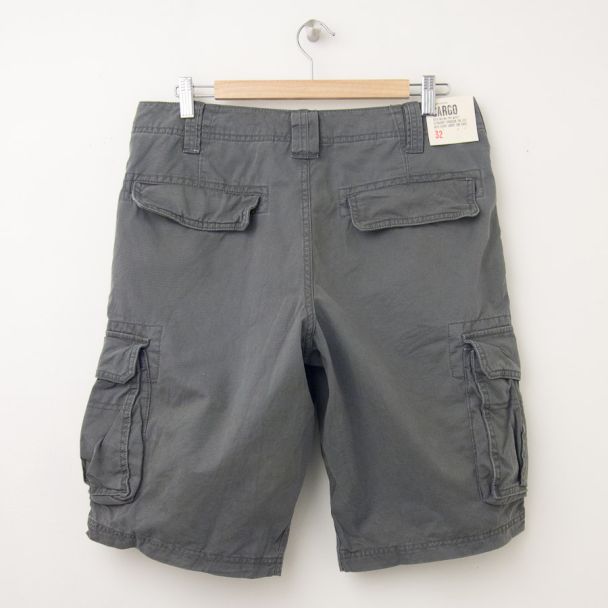 NEW Gap Basic Cargo Shorts in Shadow (back)