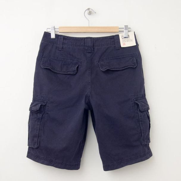 NEW Gap Basic Cargo Shorts in Favorite Navy (back)