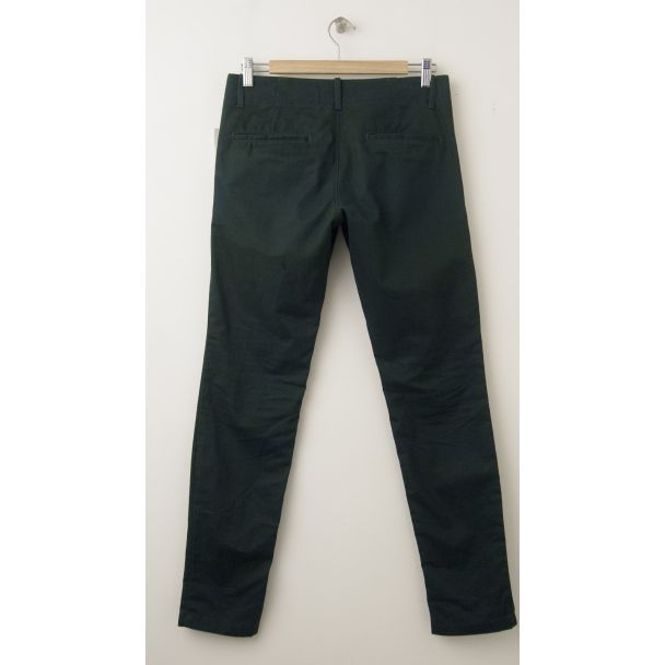 NEW Gap Men's Lived-In Skinny Khaki Pants in Tarnished Teal (back)