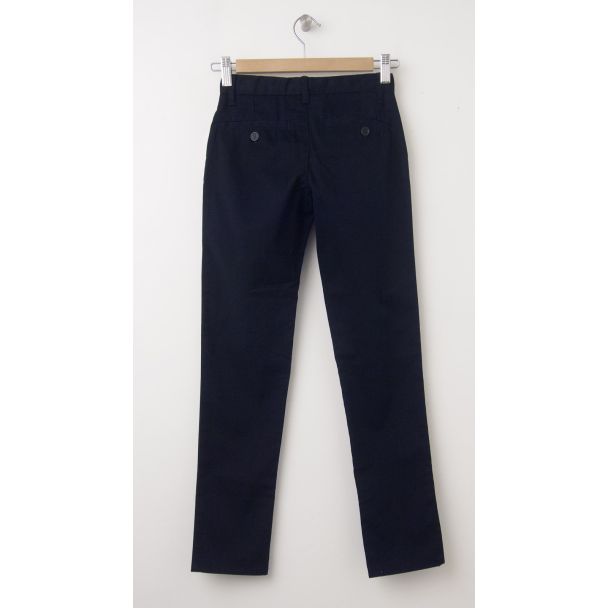 NEW GapKids Girl's GapShield Uniform Straight Khaki Pants in Deep True Navy (back)