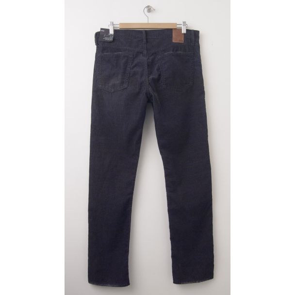 NEW Gap 1969 Cord Slim Fit Corduroy Pants in Washed Black (back)