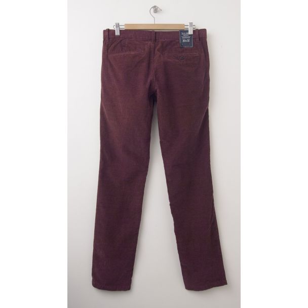 NEW Gap Tailored Cord Slim Fit Wide Wale Corduroy Pants in Cherry Cola