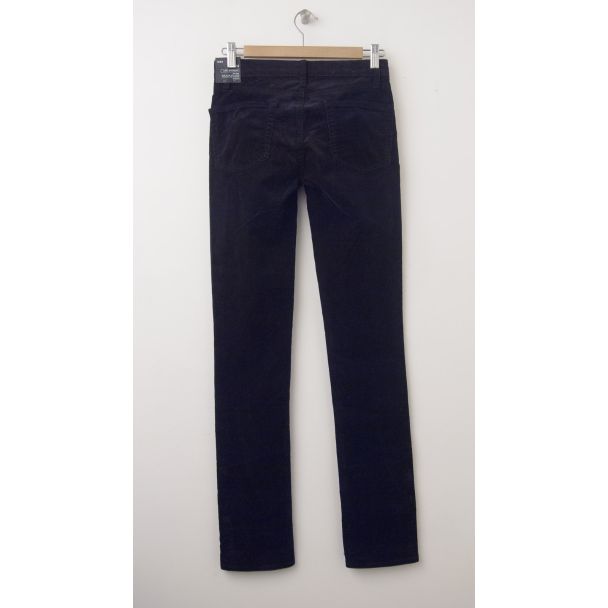 NEW Gap 1969 Mid-Rise Real Straight Cords Corduroy Pants in True Black 