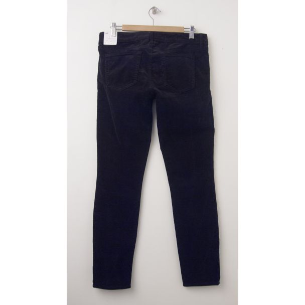 NEW Gap 1969 Always Skinny Cords Corduroy Pants in True Black (back)