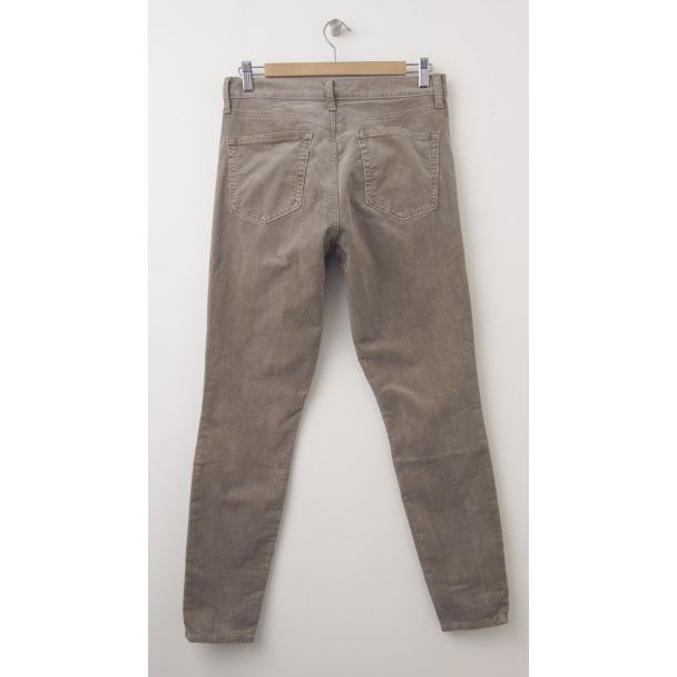 NEW Gap 1969 Always Skinny High-Rise Cords Corduroy Pants in Deep Desertwood (back)