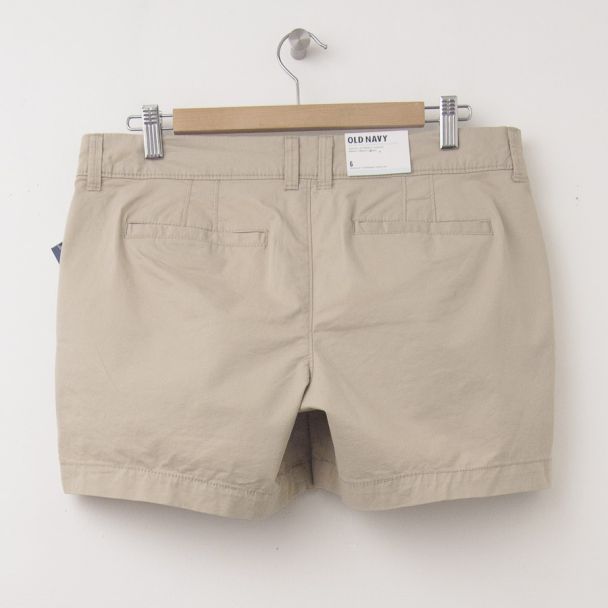 NEW Old Navy 5" Twill Shorts in Rolled Oats