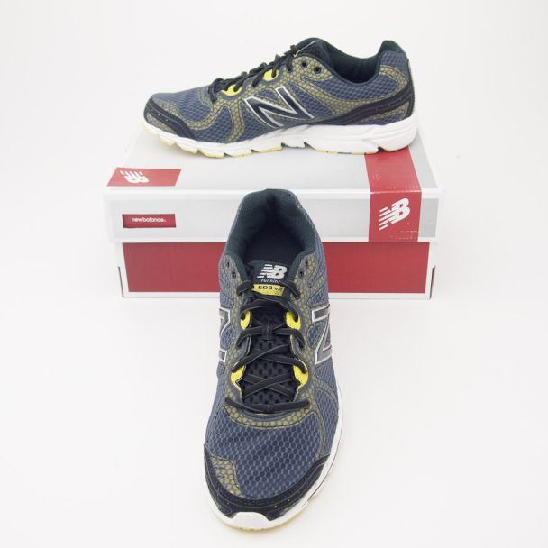 New Balance Men's 590v2 Running Shoe M590GY2 in Grey with Yellow