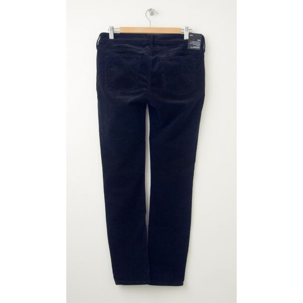 NEW Gap 1969 Ultimate Panel Always Skinny Cords Maternity Pants in True Black (back)
