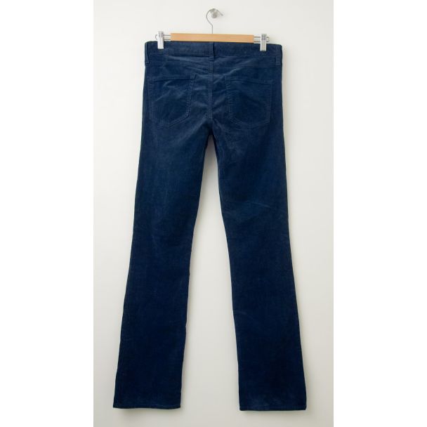 NEW Gap 1969 Perfect Boot Cords Corduroy Pants in Frozen Navy (back)