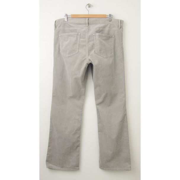 NEW Gap 1969 Perfect Boot Cords Corduroy Pants in Light Gravel