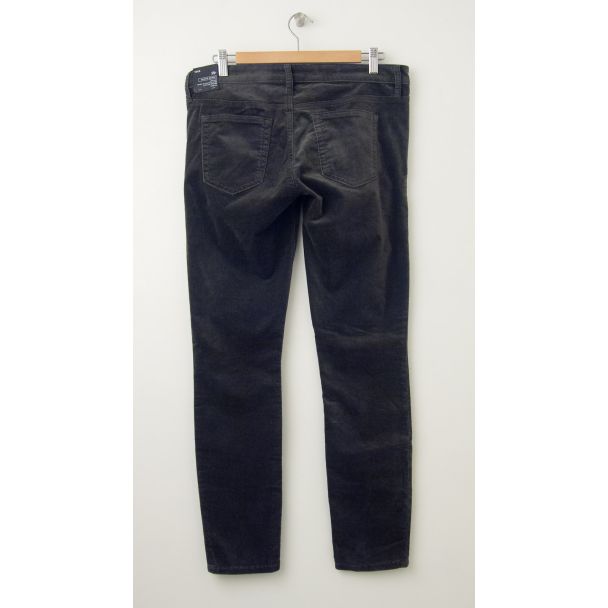 NEW Gap 1969 Velvet Always Skinny Pants in Soft Black (back)