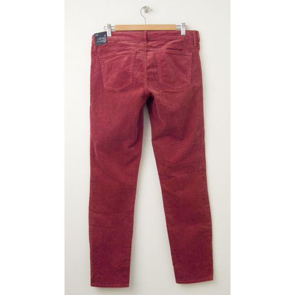 NEW Gap 1969 Always Skinny Cords Corduroy Pants in Raisin (back)