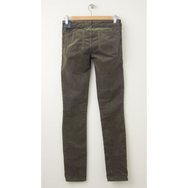 NEW Gap 1969 Always Skinny Cords Corduroy Pants in Tate Olive (back)
