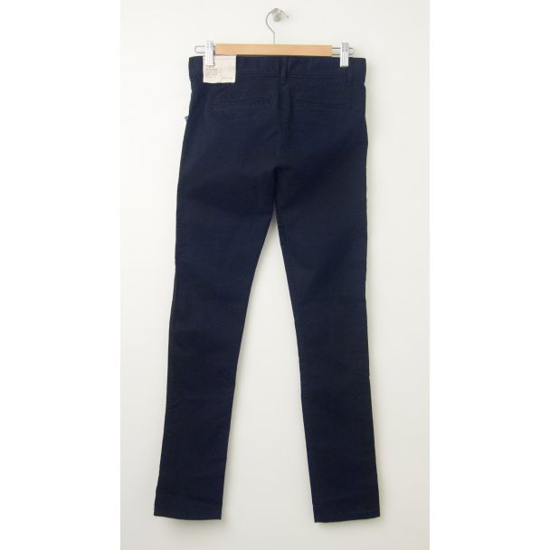 NEW Gap Super Skinny Khaki Pants in True Black (back)