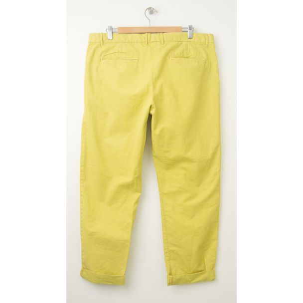 NEW Gap Broken-In Straight Pants in Ghana Yellow (back)