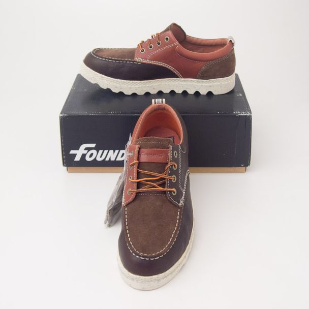 PF Flyers Hughes Leather Oxford Shoes PM14BL1A in Brown