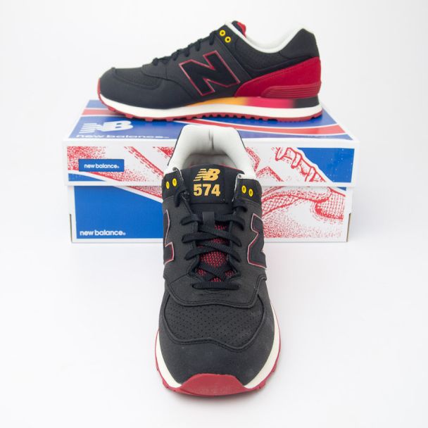 New Balance Men's Gradient 574 Classics Running Shoes ML574RAA in Black