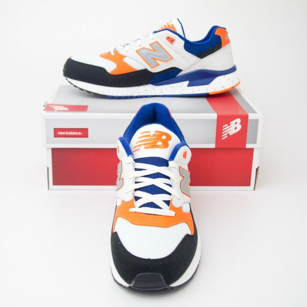 New Balance Men's 530 Platinum Street Pack Running Shoes M530PSC in White/Orange