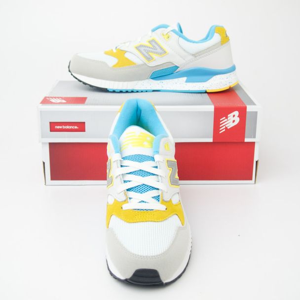 New Balance Women's 530 '90s Running Shoes W530PSB in Grey/White/Bayside