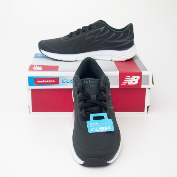 New Balance Women's 707 Fitness Shoe WF707BW in Black 