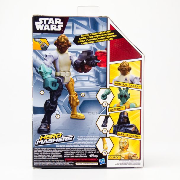 Hasbro Star Wars Hero Mashers Episode VI Admiral Akbar
