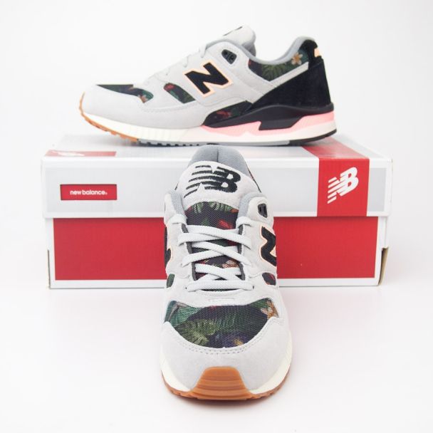New Balance Women's 530 Floral Ink Classic Running Shoes W530MON in Grey